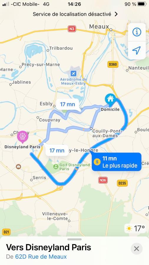 Cocon Familial Proche Disneyland Paris Quincy-Voisins Eksteriør bilde